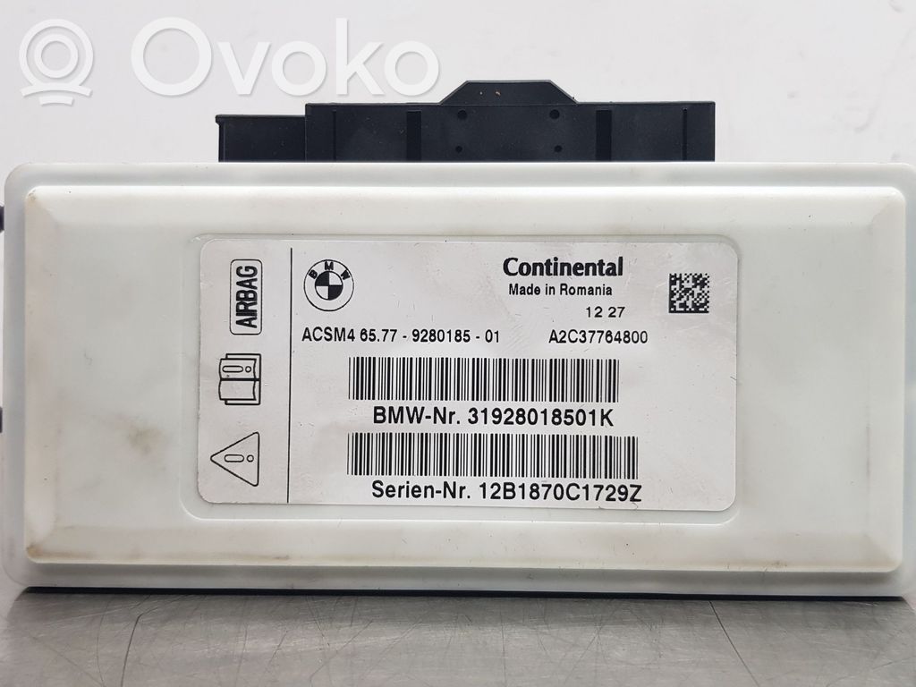BMW 5 F10 F11 Airbag control unit/module 
