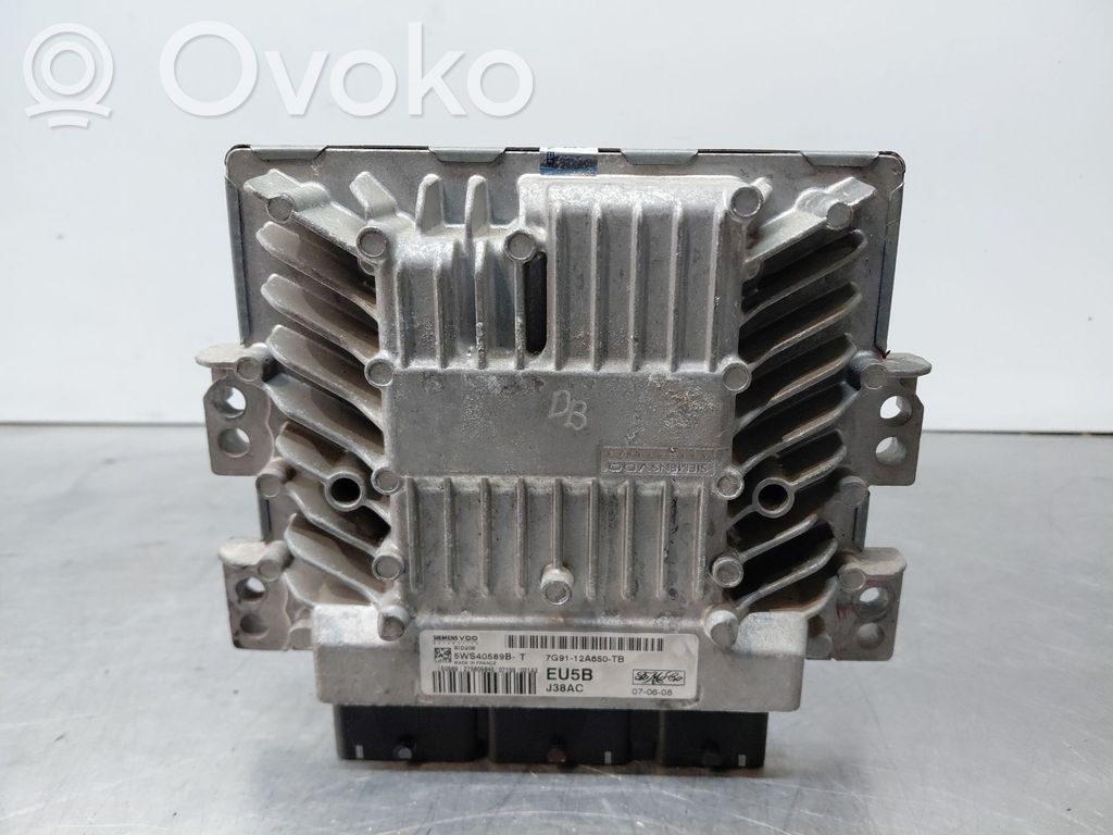 Engine control unit/module   7G9112A650TB,5WS40589B