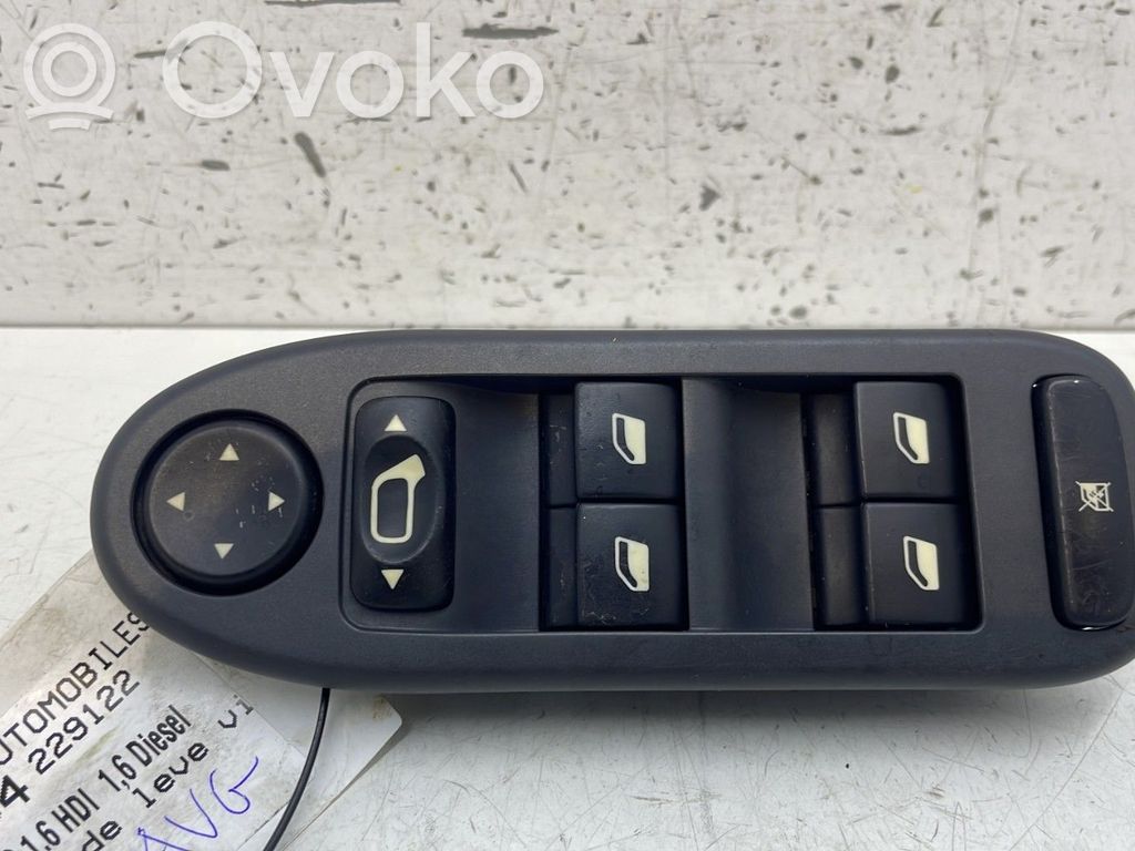 Citroen C5 Interruttore di controllo dell’alzacristalli elettrico 