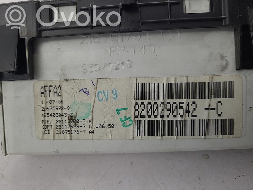 Renault Megane II Monitor/display/piccolo schermo