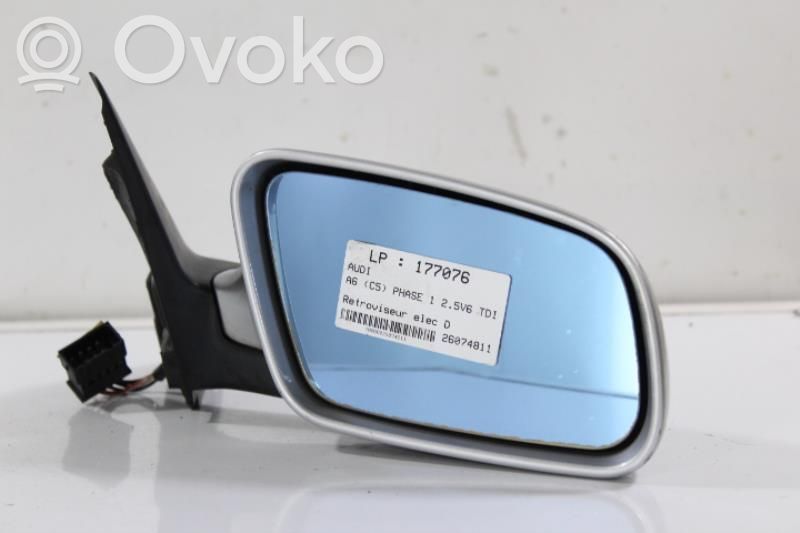 Audi A6 S6 C5 4B Manualne lusterko boczne drzwi przednich 