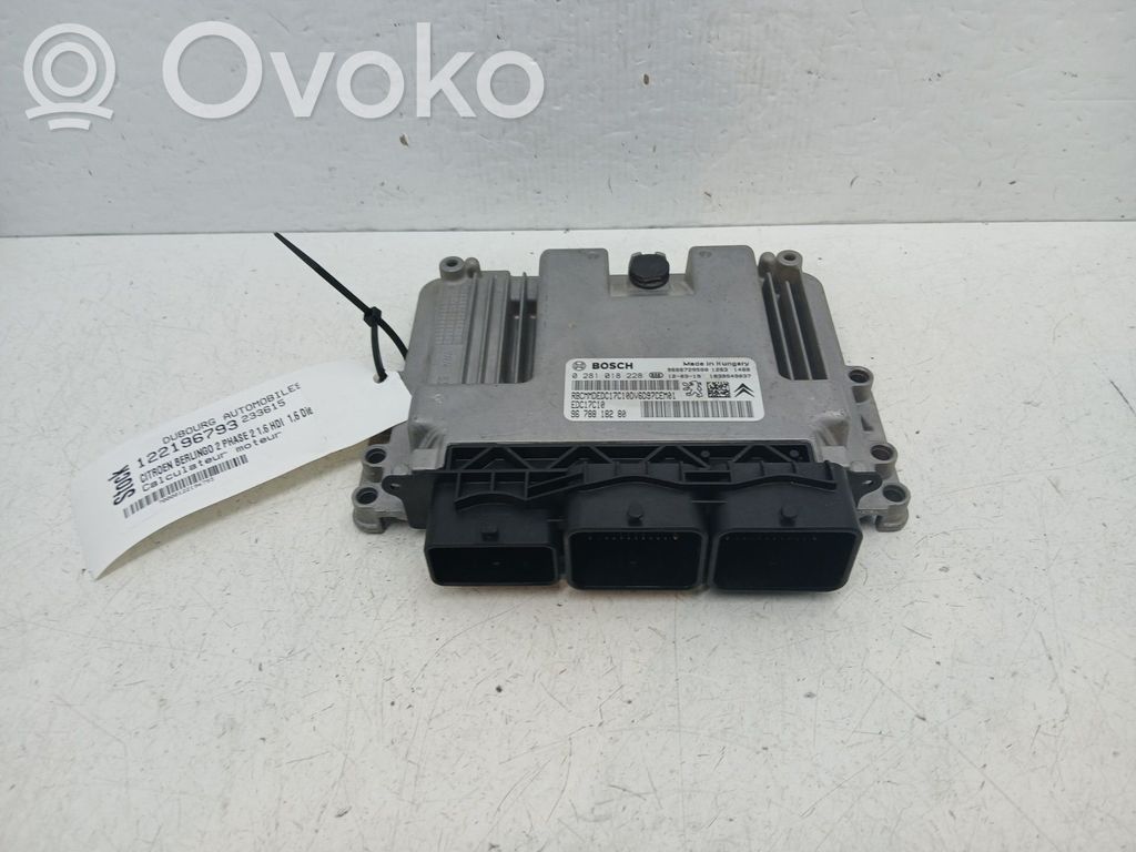 Citroen Berlingo Engine control unit/module 
