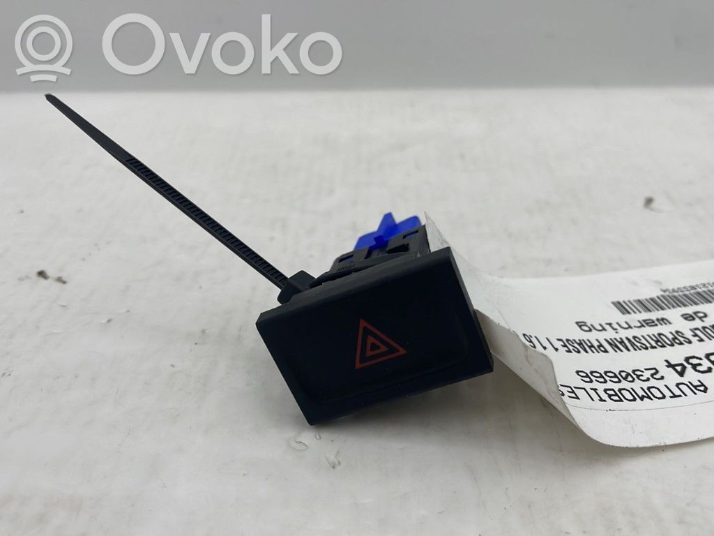Volkswagen Golf Sportsvan Botón interruptor de luz de peligro 