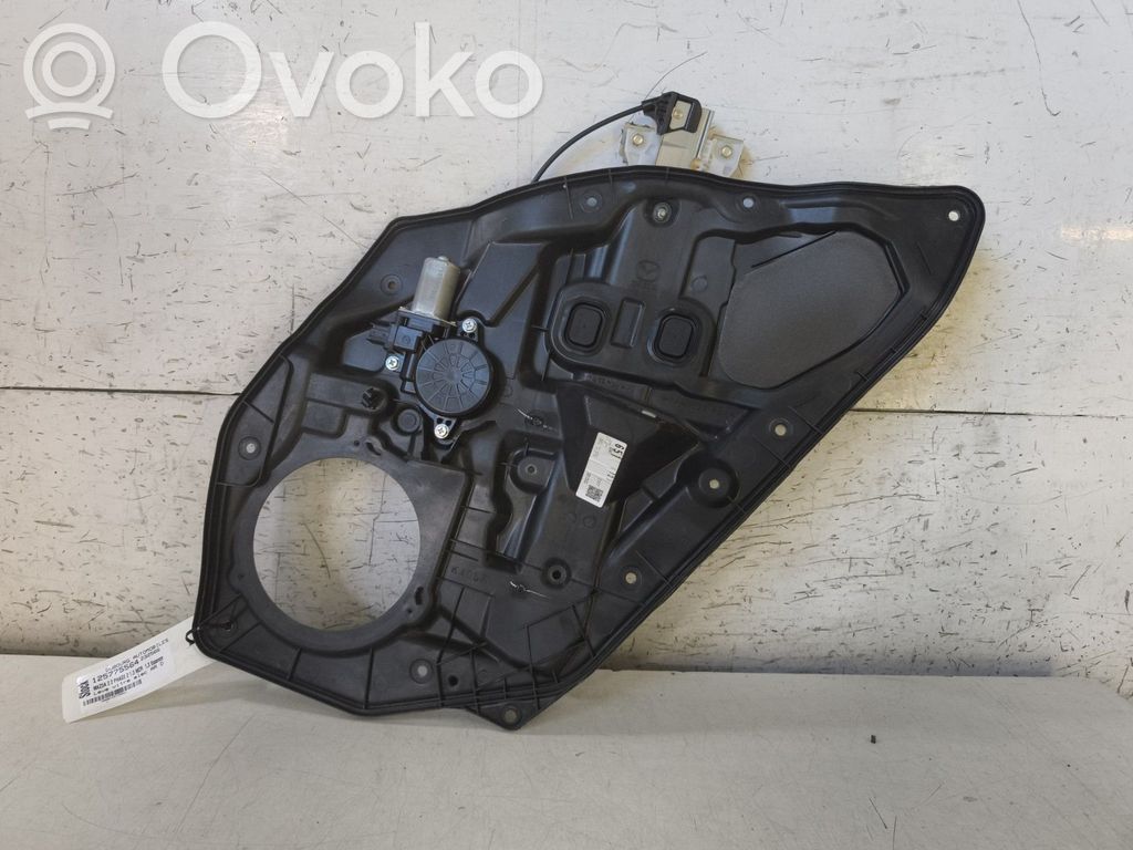 Mazda 2 Regulador de puerta trasera con motor 