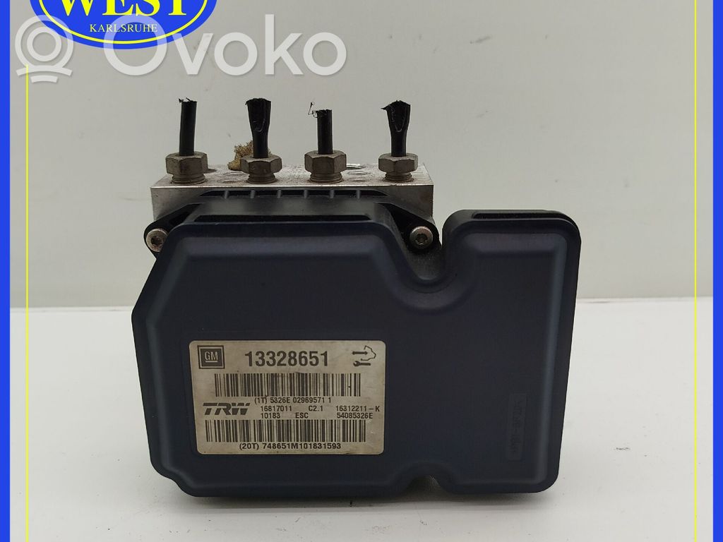 ABS control unit/module   22758235,01247267