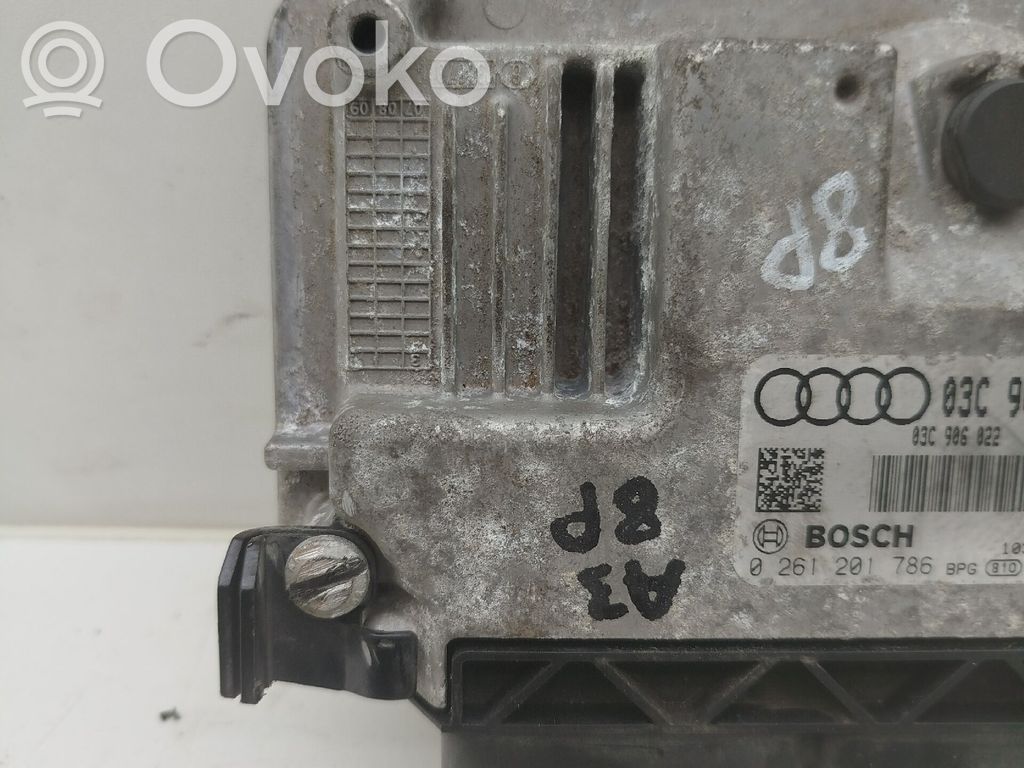 Audi A3 S3 8P Engine control unit/module 