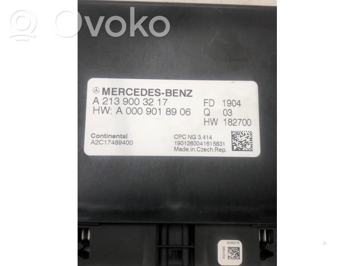 Mercedes-Benz E W213 Module de contrôle de boîte de vitesses ECU 