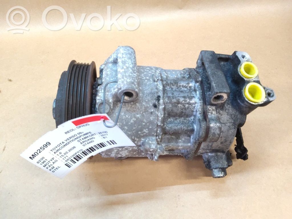Toyota Verso Kompresor / Sprężarka klimatyzacji A/C 