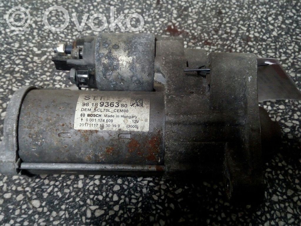 Citroen Jumper Starteris 