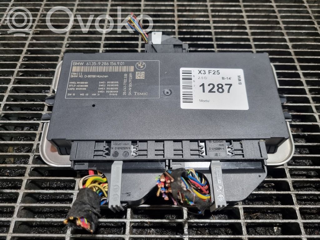 BMW X3 F25 Other control units/modules 