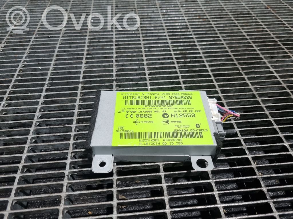 Other control units/modules   8785A026