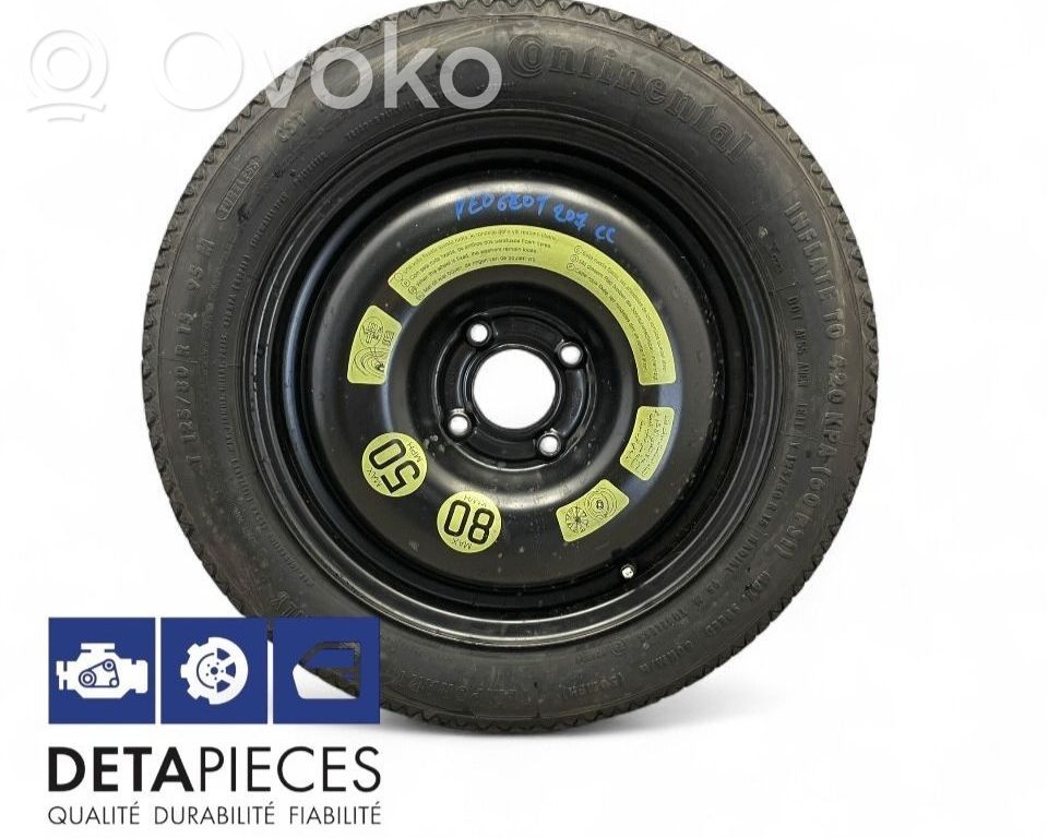 Peugeot 207 CC R15 spare wheel 