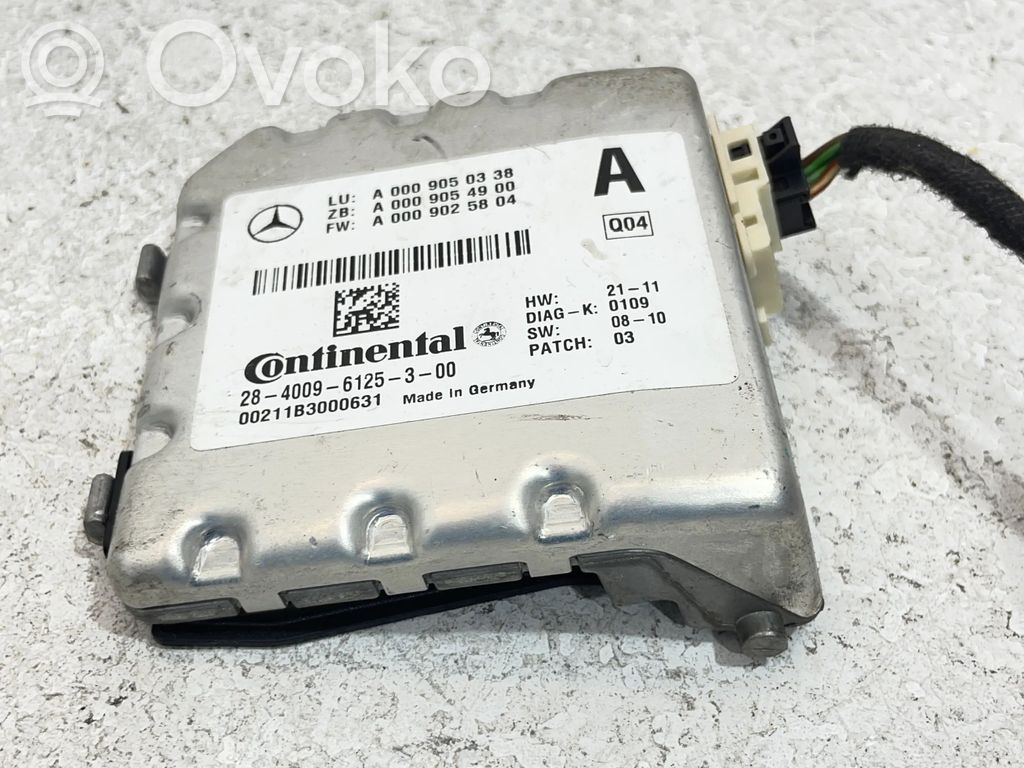 Muut ohjainlaitteet/moduulit   A0009050338,A0009050338,A0009054900