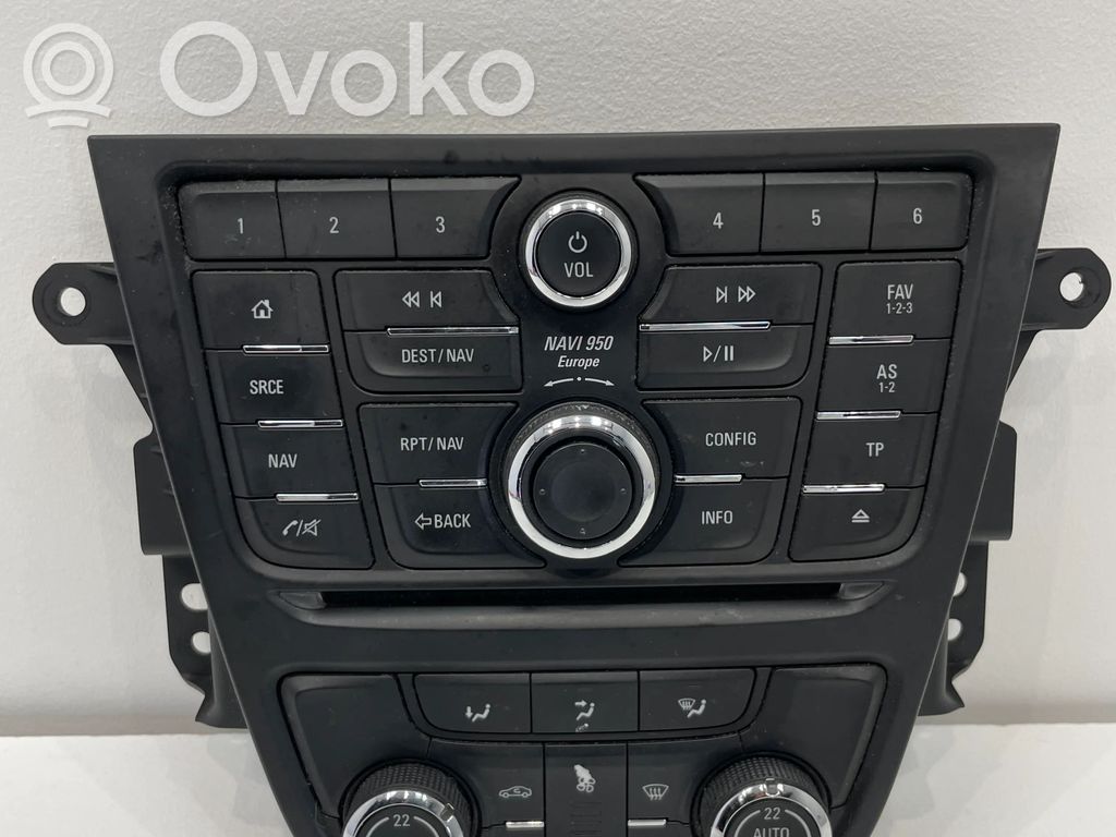 Opel Mokka Air conditioning/heating control unit 