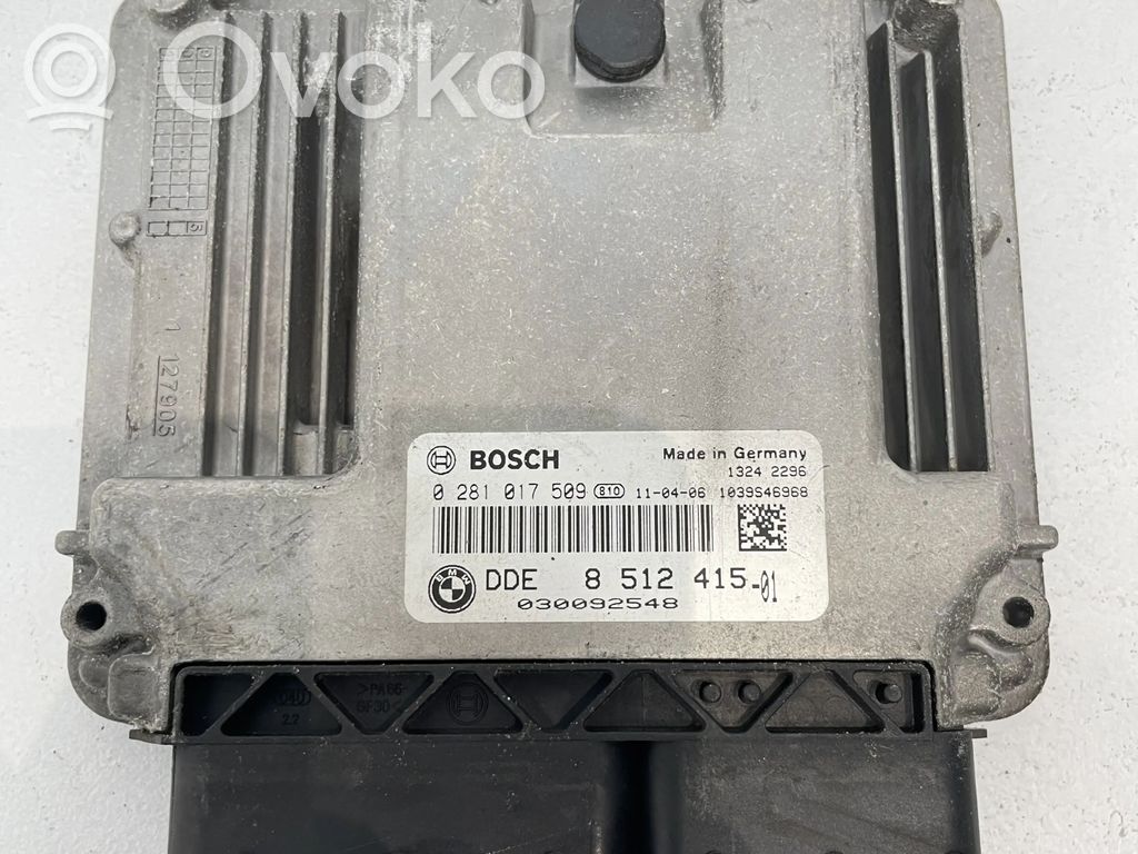 Engine control unit/module   DDE851241501,DDE8512415,0281017509,8512415