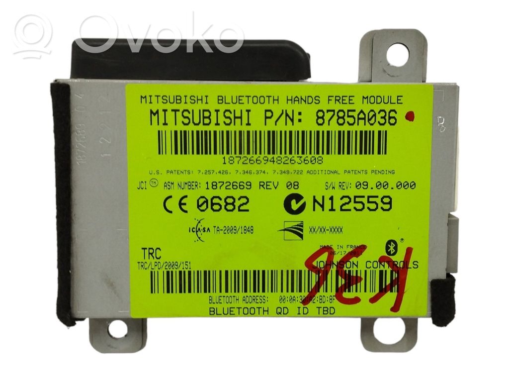 Mitsubishi ASX Muut ohjainlaitteet/moduulit 