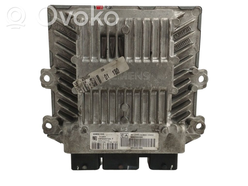 Engine control unit/module   9662685580,5WS40572A