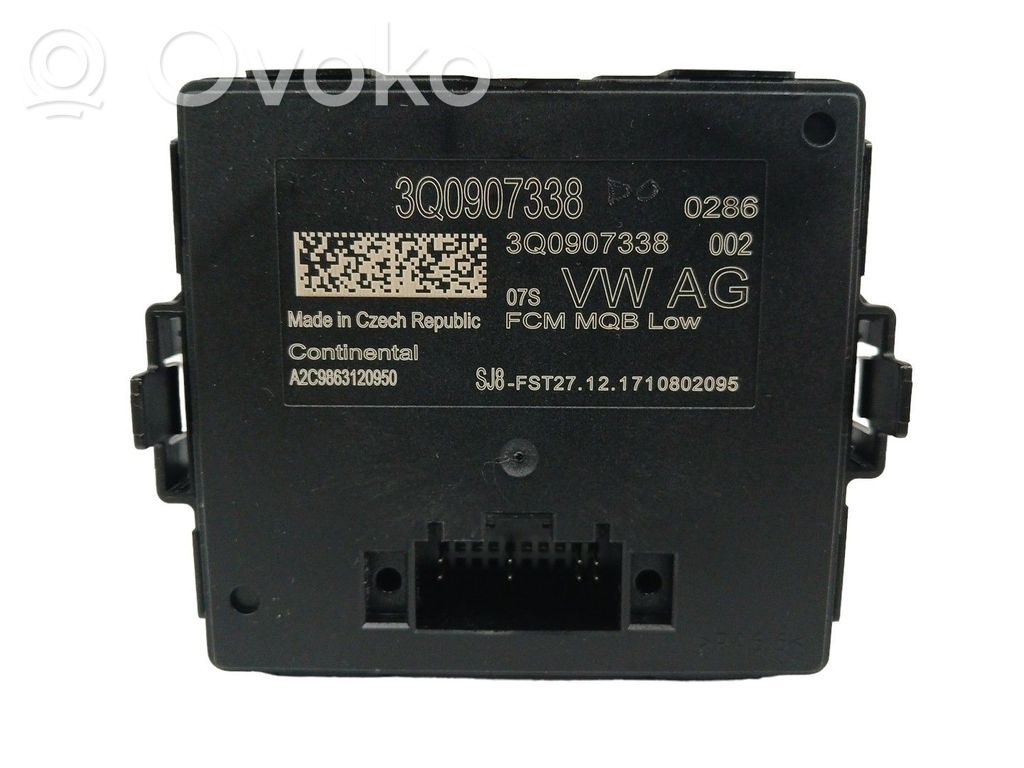 Autres unités de commande / modules   3Q0907338,CONTROLLUZCURVAS,REGULACIONALCANCE