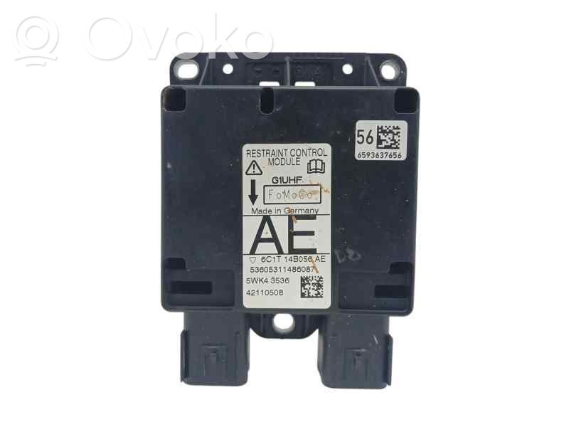 Unidad de control/módulo del Airbag   6C1T14B056AE,5WK43536