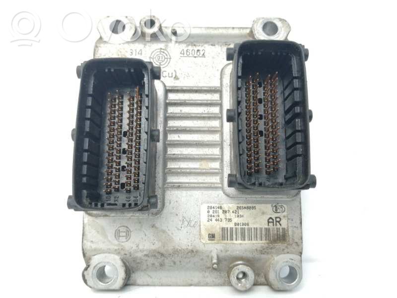 Unidad de control/módulo del motor   24443795,0261207421