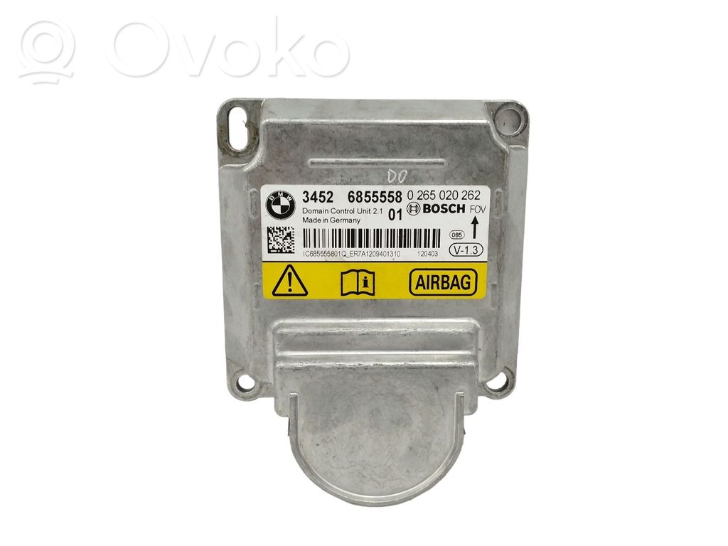 Unidad de control/módulo del Airbag   34526855558,0265020262