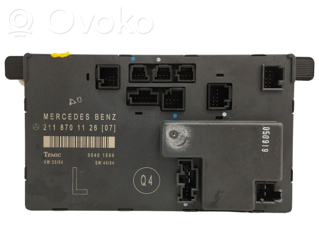 Mercedes-Benz E W211 Autres unités de commande / modules 