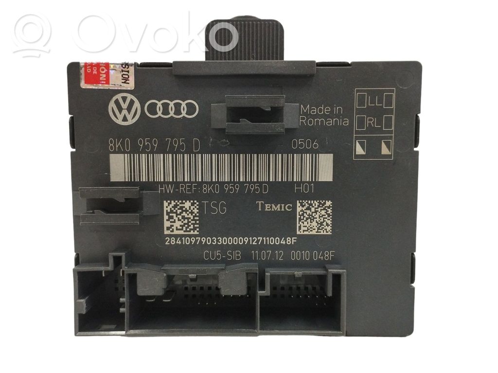 Muut ohjainlaitteet/moduulit   8K0959795D,CONTROLDEPUERTA