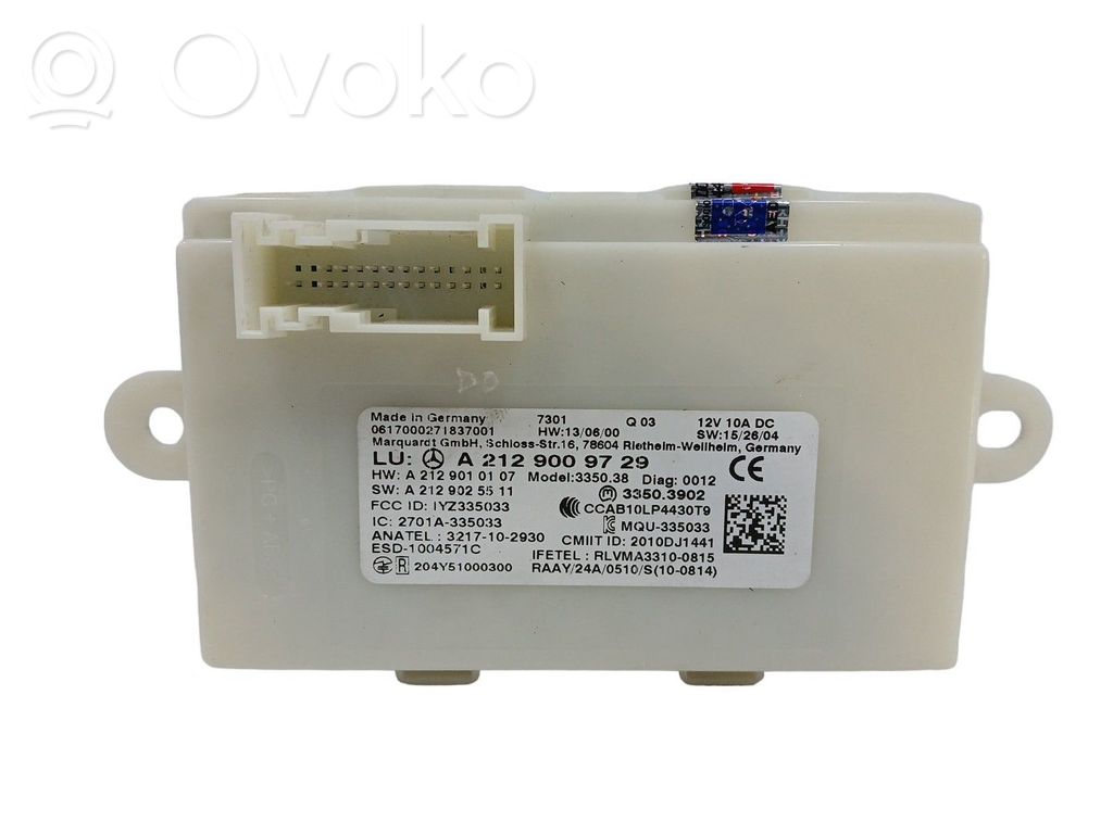 Alte unități/module de control   A2129009729
