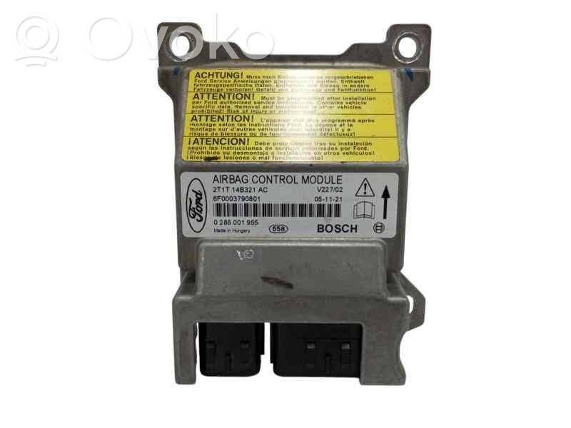 Unidad de control/módulo del Airbag   2T1T14B321AC,0285001955