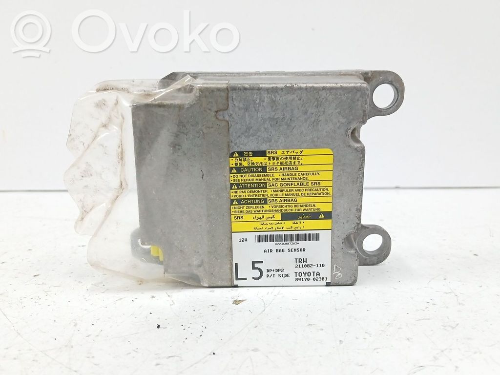 Toyota Corolla Verso E121 Airbag control unit/module 
