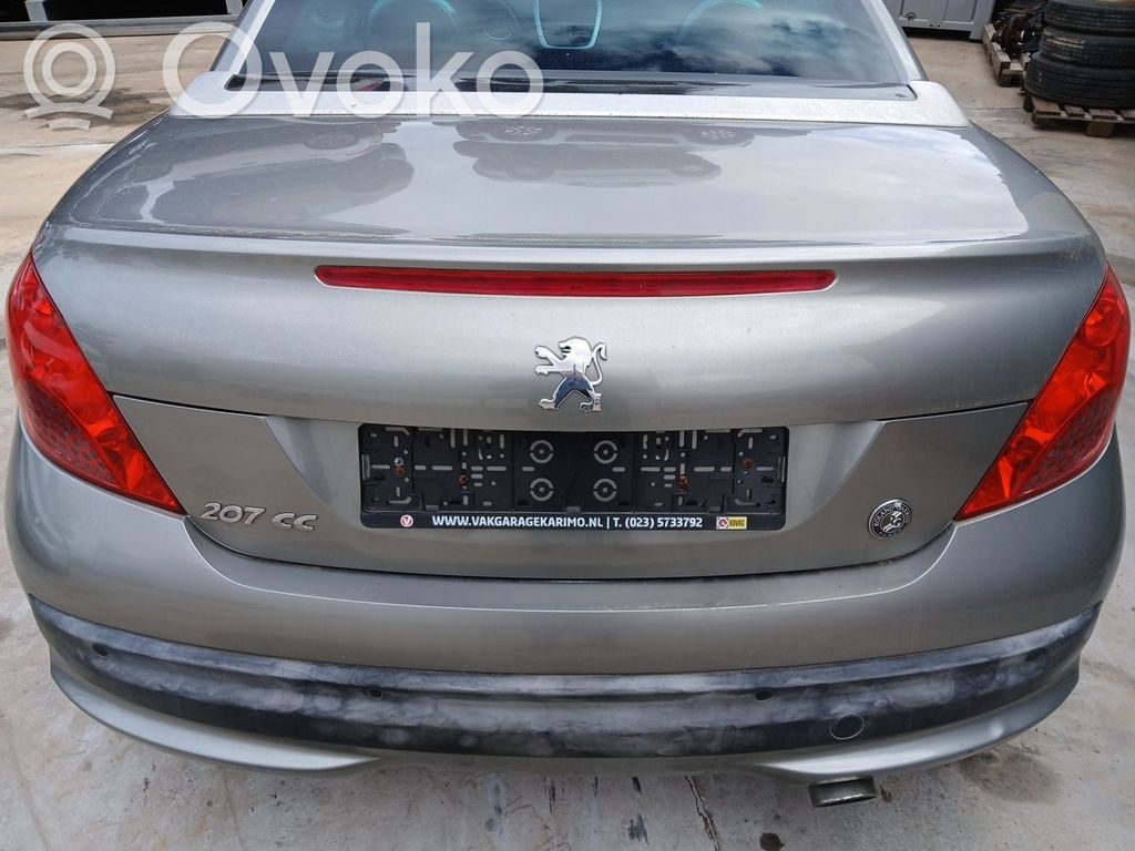 Peugeot 207 Hayon/capotă portbagaj 