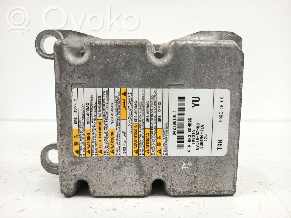 Toyota Corolla E160 E170 Airbag control unit/module 