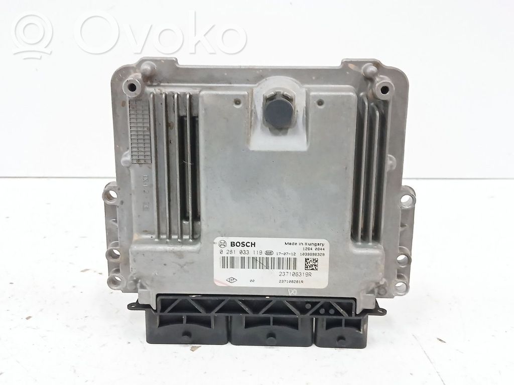 Unidad de control/módulo del motor   237106319R,237108281R,0281033119
