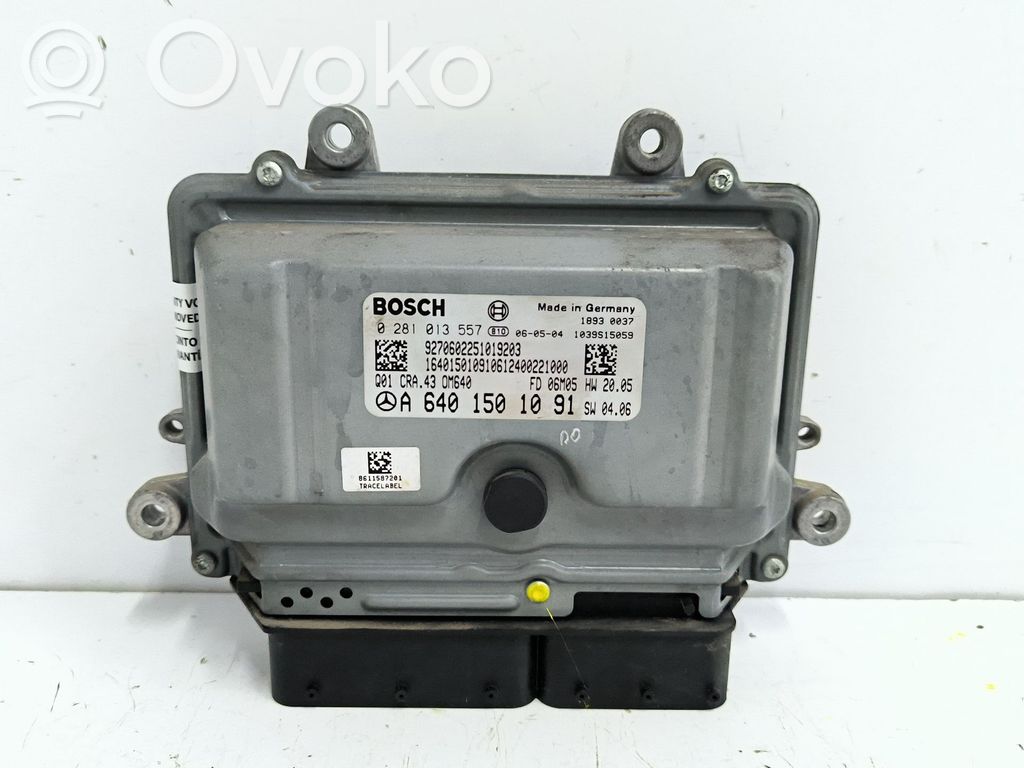 Engine control unit/module   A6401501091,0281013557