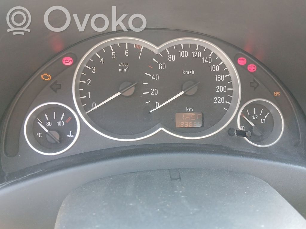Opel Tigra B Velocímetro (tablero de instrumentos) 