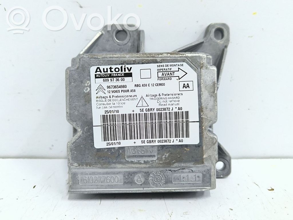 Citroen C3 Centralina/modulo airbag 