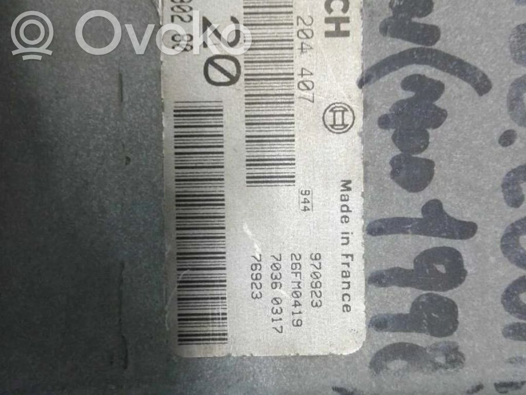 Engine control unit/module ECU   9627890280