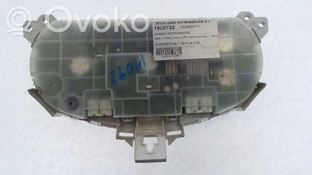 Speedometer (instrument cluster)   CC3055471C,CC3055471C
