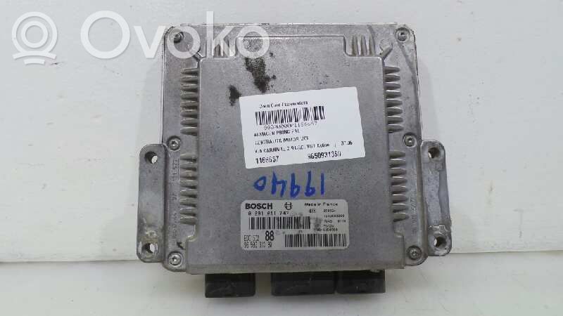 Engine control unit/module   9650931380,9650931380