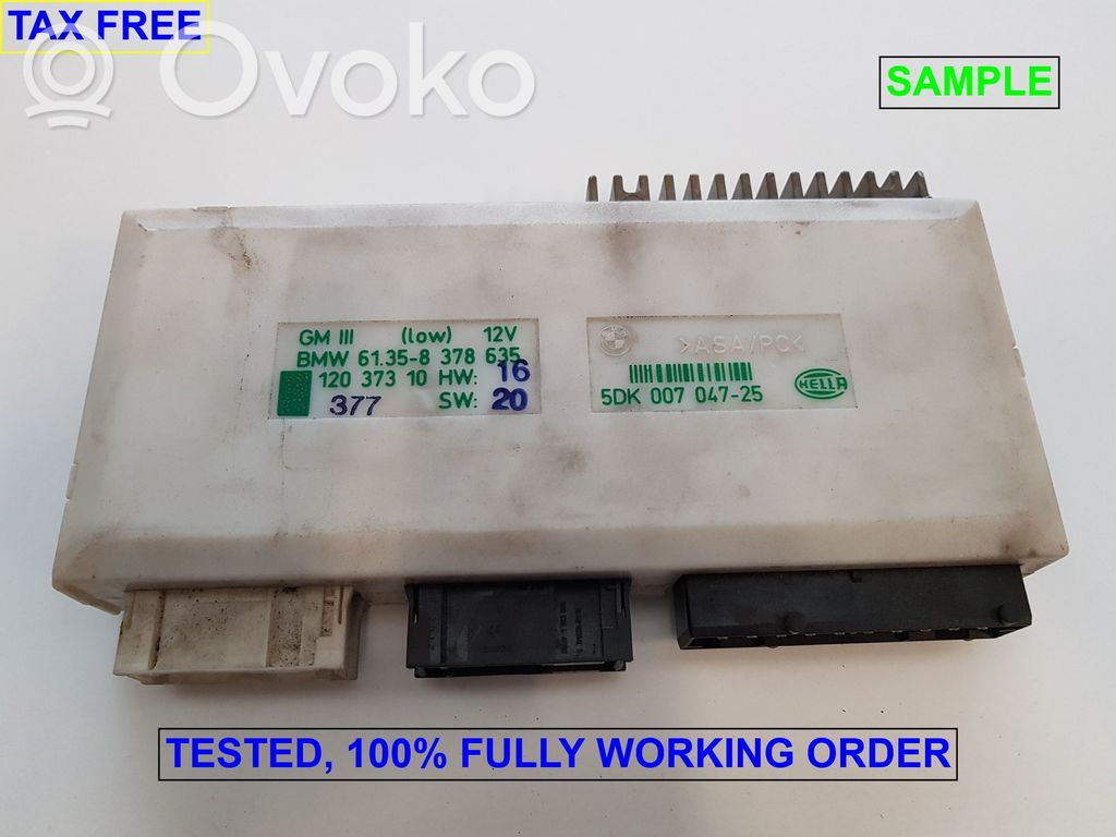 BMW 7 E38 Central body control module 