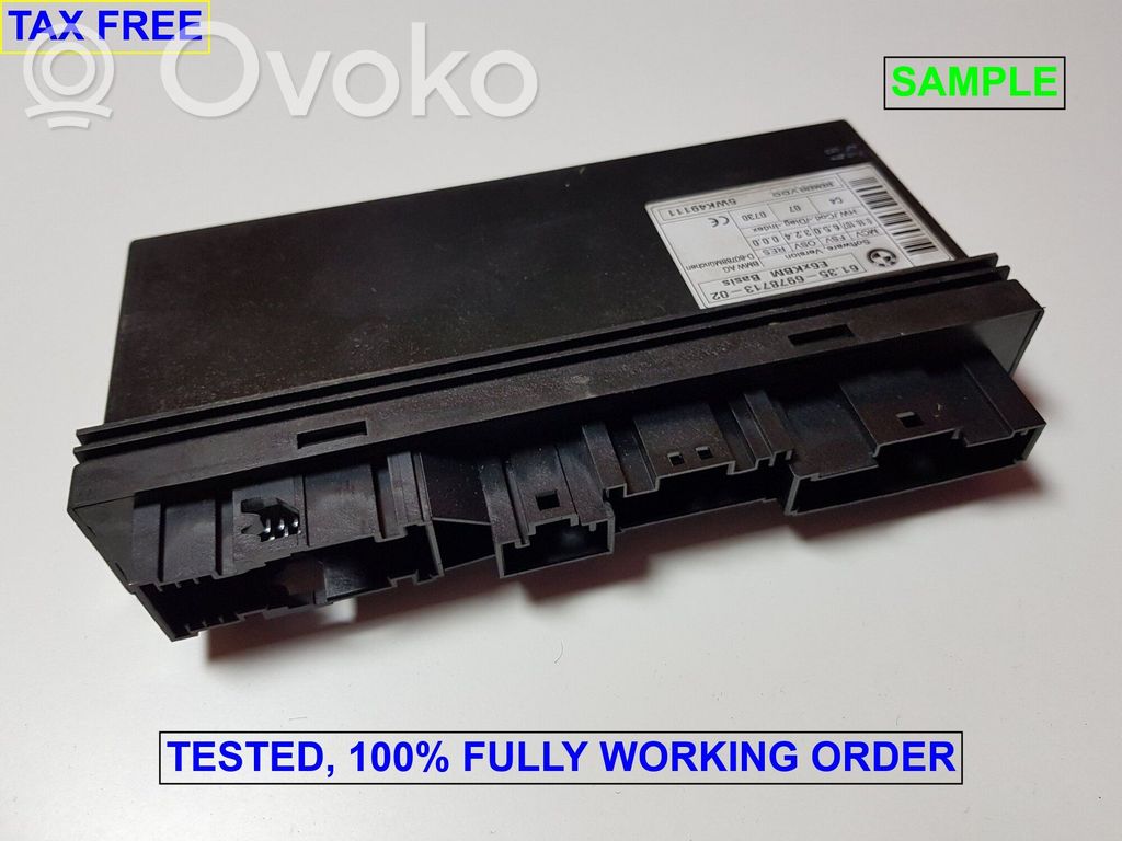 Central body control module   9176069,61356978713,61359176069,6936093,6936881,6938530,6939400,6940914,6943062,6945029,6947919,6952665,6957140,6957528,6969011,6974310,6978713,9114447,9132449,9136039,9151516,9168833,9176069