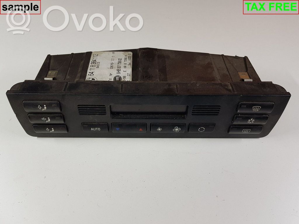 BMW 3 E46 Climate control unit 