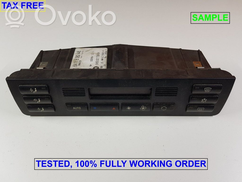 BMW 3 E46 Climate control unit 