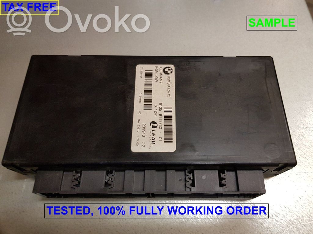BMW 5 E60 E61 Central body control module 