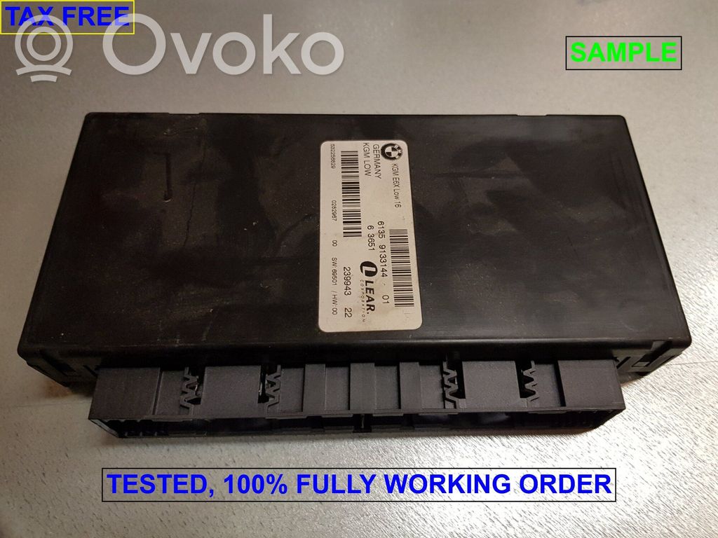BMW 5 E60 E61 Central body control module 