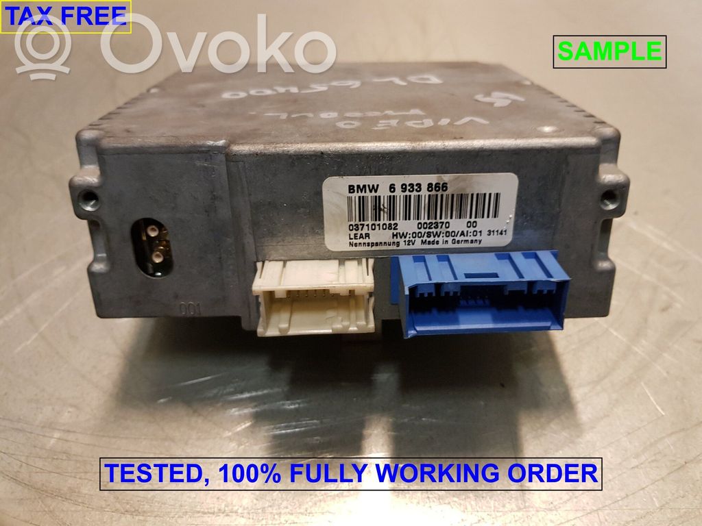 Video control module   9131962,65506933866,65509131962,0153390,0302699,0390246,0391023,0404119,6919587,6920829,6921448,6927589,6933866,6939049,6944673,6960428,6964003,6985342,6986925,9111001,9131962