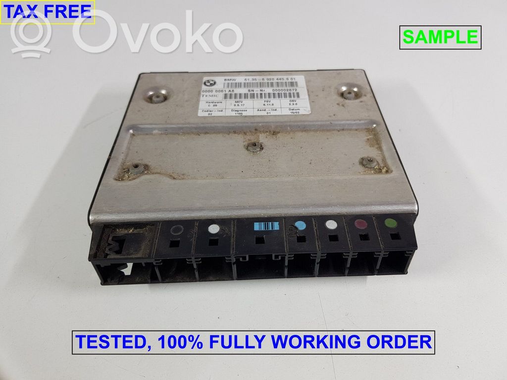 BMW 7 E65 E66 Seat control module 