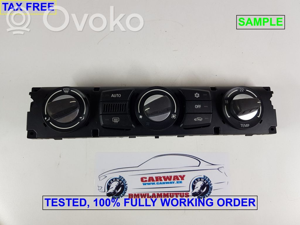 BMW 5 E60 E61 Climate control unit 