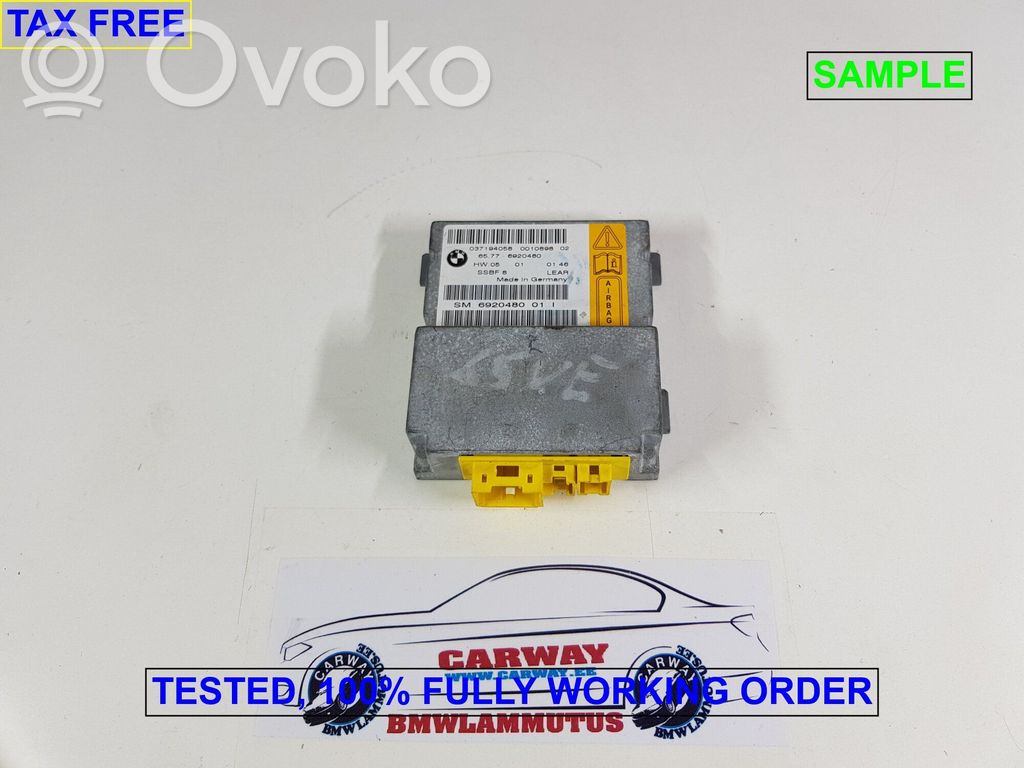 BMW 7 E65 E66 Airbag control unit/module 