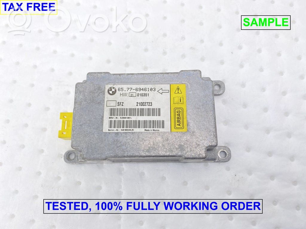 BMW 7 E65 E66 Airbag control unit/module 